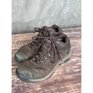 New Balance 978GT Mens Brown Leather Hiking Boots Durable Comfort Size 7 D